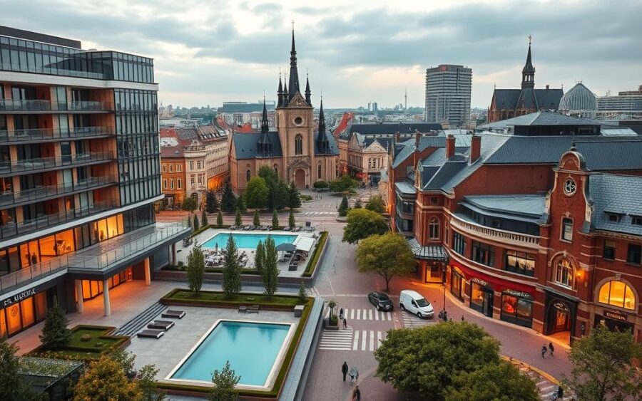 miejski szyk Białegostoku centrum odnowy