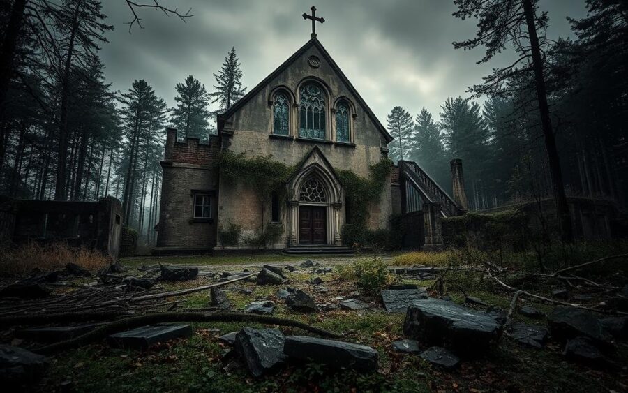 ruiny kościoła Jałówka